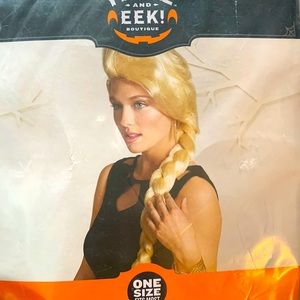 NWT Princess or Prince Braid Wig Hair Halloween Costume